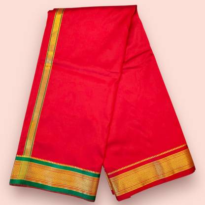 poojadhoti Solid Men Dhoti