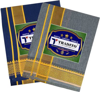 Tradito Colour Dhoti Solid Men Dhoti