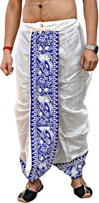 Sumit online printed Self Design Men Dhoti