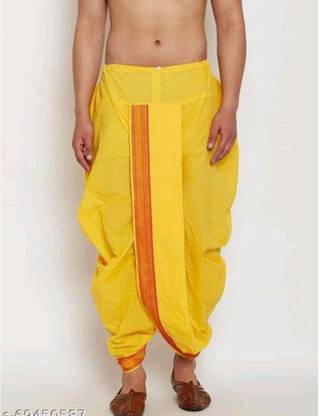 TRUST OUS Solid Men Dhoti