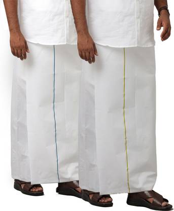 VIVEAGHAM Dhoti Solid Men Dhoti