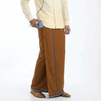 GREEN TEE Readymade pocket dhoti Solid Men Dhoti