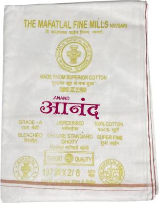 ANAND Solid Men Dhoti