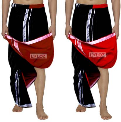 Lvloz LV-2WY-55 Solid Men Dhoti