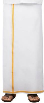 vannamayil Self Design Men Dhoti