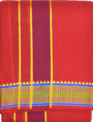 TUNI MANI SATA Panchakacham 9x5 Dhoti, (4.0mtr Dhoti, 2.15mtr Towel) Men Dhoti