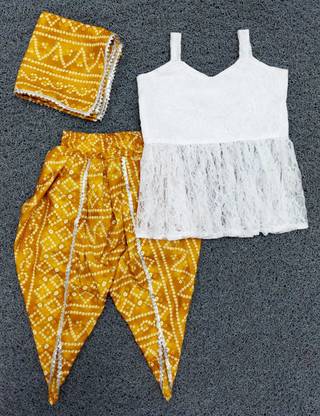 LIZUL Printed Baby Girls Dhoti