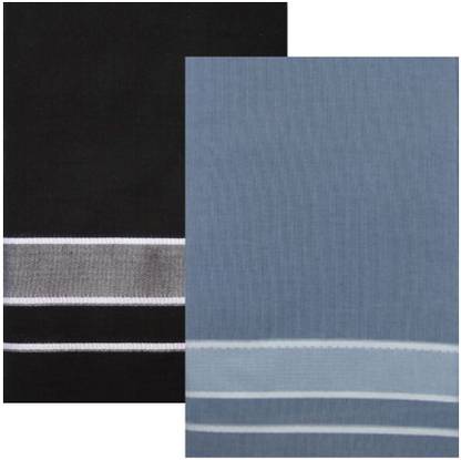 Priyam Color Dhotis (Mundus) Lungis for Men Black & Light Grey(Free Size Veshti) Solid Men Dhoti