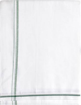 TUNI MANI White Lion Cotton Dhoti Solid Men Dhoti