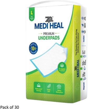 OTICA Premium Disposable Underpads Super Absorbent, Leak-Proof (30, L - 60 * 90). Diaper Bag Dispenser