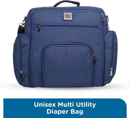 MeeMee Multipurpose Diaper Bag (Backpack-Style, Blue) 1 Diaper Bag