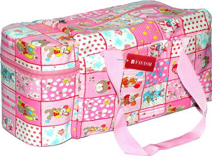 FAVISM Baby Diaper Bag With Bottle Warmers or Nappy Changing Bag with 2 Bottle Warmers Diaper Bag