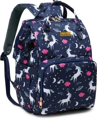Little Feet Baby Diaper Bag, Mothers Maternity Bags For Travel, (Unicorn Blue) Baby Diaper Bag