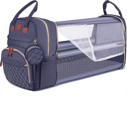 IndiRocks Multifunctional Mummy Bag Foldable Nappy Backpacks Baby Bed-41x30 Cm Diaper Bag