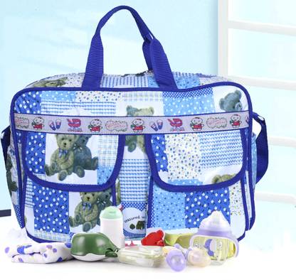Ganpati Bags : Baby Diaper Bag / Mother Bags 15 Ltr with 6 Pockets Diaper Bag