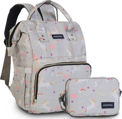 MAMMA Baby Diaper Bag for Mothers, Mother Bag for Mom Travel with 9 Months Warranty Backpack Diaper Bag