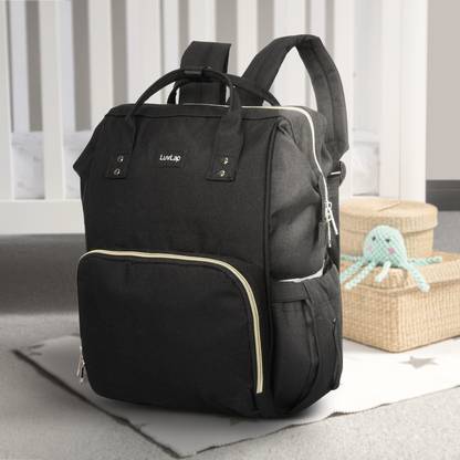 LuvLap Lily Diaper bag for mom & baby, Multfunctional & Watterproof with Changing Mat Diaper Bag