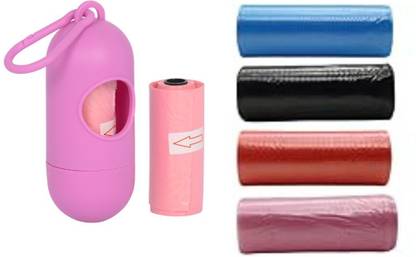 Amso Diaper Disposal Bag Dispenser (1 Capsul and 6 Multi Color Garbage Roll)