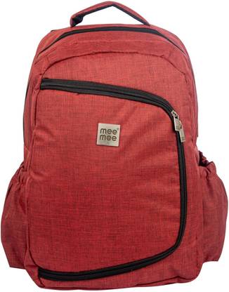 MeeMee Stylish Multi-Function Diaper Bag Backpack (Maroon) Diaper Bag