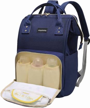 MAMMA Baby Diaper Bags for Mom for Travel 12 Pockets Baby Diaper Bags with 9 Months Warranty