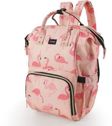 LuvLap Multifunctional Waterproof Diaper Bag-Backpack Cum Tote Bag, (All Over Print) Diaper Bag