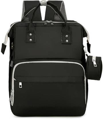 ComfyStyle Diaper Bag with Changing Station, Large Capacity Baby Backpack for Traveling with Insulated Milk Bottle Pocket-40x30x20 Cm