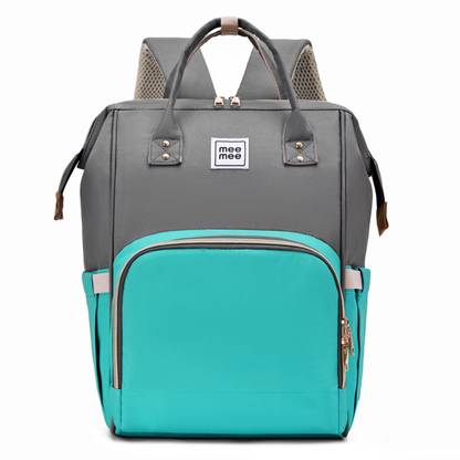 MeeMee Waterproof Maternity Backpack for Moms with Multiple Pockets & Changing Mat Baby Diaper Bag