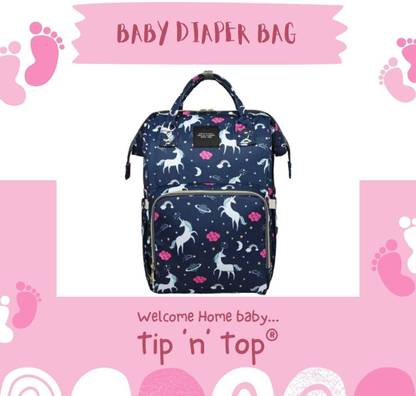 Tip 'n' Top Premium Baby Diaper bag Unicorn Printed Baby Diaper Bag
