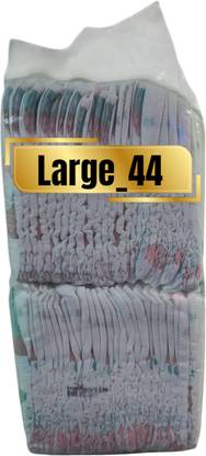 Aplus TAPE Baby diaper ( 44 piece ) Large size _ 10 hours absorption Diaper Disposal Bin