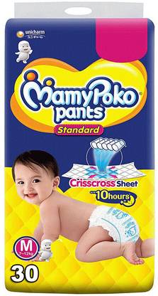 MamyPoko Standard Pants Diaper Medium (30) - M