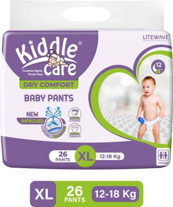 Kiddle Care Advanced Soft Baby Pants Extra Large | Pack of 1 | Up to 12 Hours Protection - XL