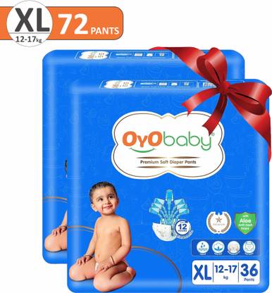 Oyo Baby Extra Absorb Pants, Baby Pull-Up Diaper Pants - XL