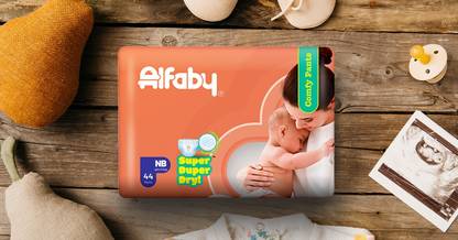 Alfaby Baby Diapers | leak proof super dry and super comfy pants - XS