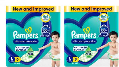 Pampers All round protection Large Size - L
