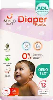 MYLO Baby Diaper Pants, 7-12 kgs, ADL Technology - M