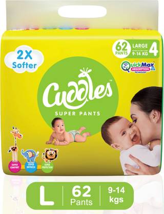 Cuddles - Super Pants Style Diaper - L