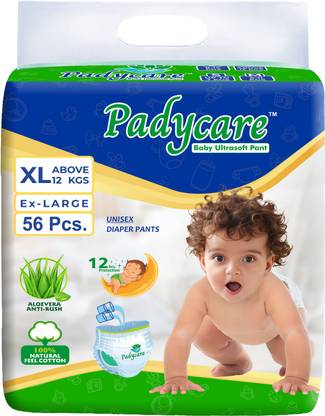 Padycare All Round Protection Diaper Pants, Anti Rash Blanket, Lotion with Aloe - XL