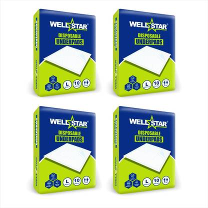 Wellstar Underpads | Large 60 x 90 cm Adult Diapers - L