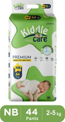Kiddle Care Premium Bubble Soft Baby Pants Diaper | New Born/Extra Small (NB/XS) - New Born