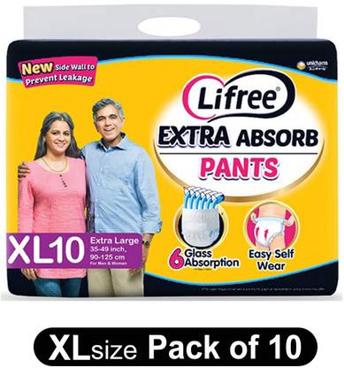 LIFREE Adult Diaper Pants, Extra Absorb Adult Diapers - XL