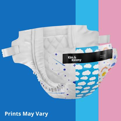 Kim & Kimmy Size 4 Diapers, 9 - 14kg, 52 pieces - L