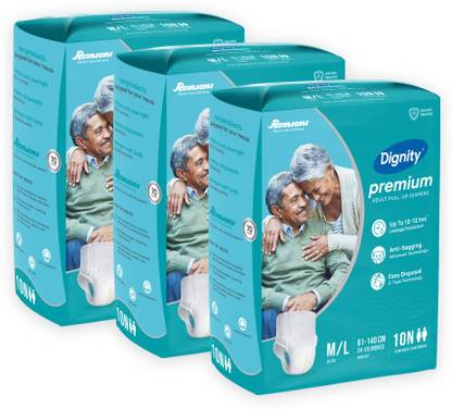 DIGNITY Premium Pant Style Adult Diapers - M