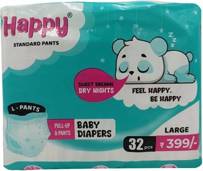 Happy Diapers-Baby-PO032-L-PULLUP-IC01 - L
