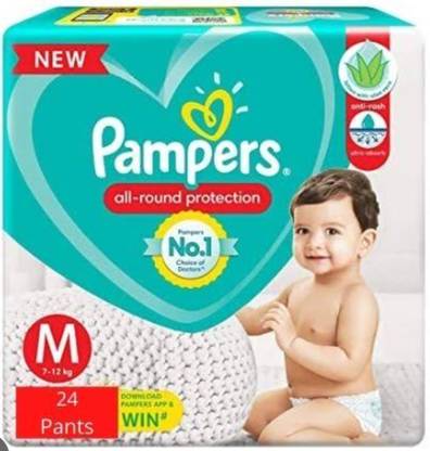 Pampers All round Protection Diapers Medium size M- 24 - M