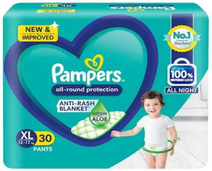 Pampers PANTS ALL ROUND PROTECTION DIAPERS XL 30 PACK OF 1 - XL