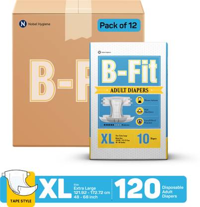 B-FIT Adult Diaper Regular Tape Style Adult Diapers - XL