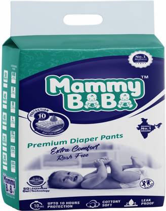 Mammy BeBe Premium Diaper Pants 5D Japanese Gel Technology - L