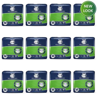 KareIn Classic Pants Type Adult Diaper , Size Medium 30"- 40" Inches,Pack of 120Pcs Adult Diapers - M