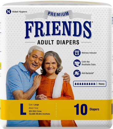 FRIENDS Premium Adult Diapers - L