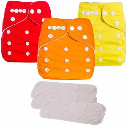 smilykid Nappies With Multi Layered Micro Fibre Insert Pads